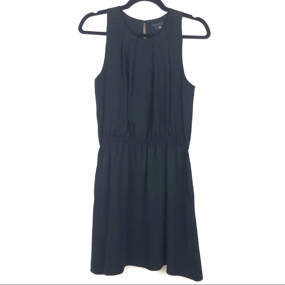 Theory Jaila Double Silk Georgette Dress (sz 0)